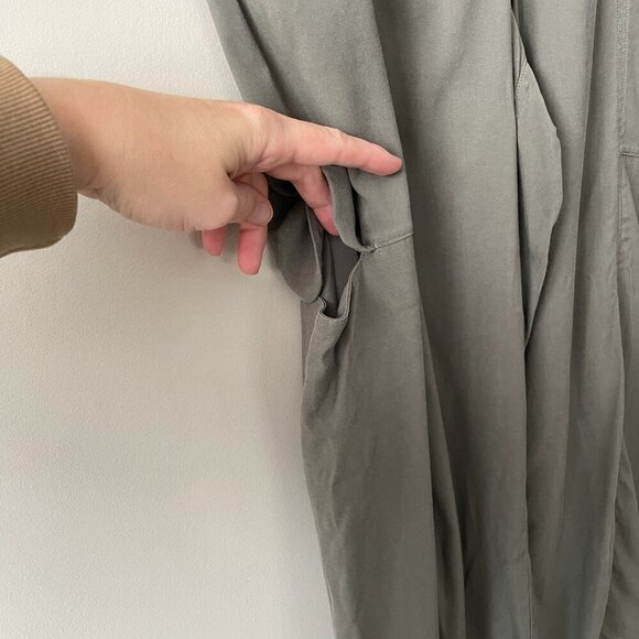 Lululemon 2021 Metropolis Maven High Rise Crop Pull On Casual Pants Grey Sage 6 - Picture 6 of 8